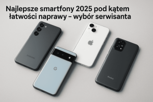 Najlepsze smartfony 2025 według serwisanta, pokazane z modułową konstrukcją, łatwe w naprawie i trwałe